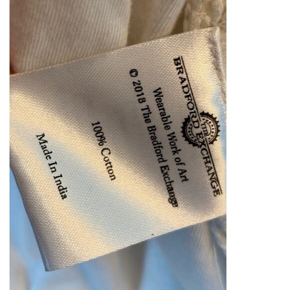 NWT The Bradford Exchange Cotton Sweater Jacket Lined Pockets Irish Blessing L - Picture 10 of 10